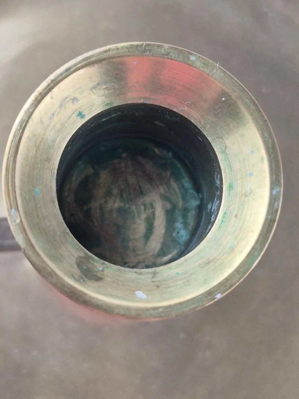 Vintage Brass Chamberstick Candle Holder vintage brass